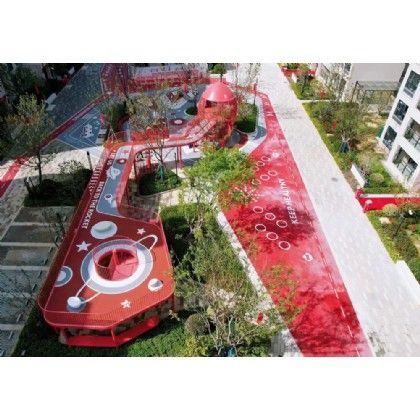 小区主题不锈钢滑梯户外乐园