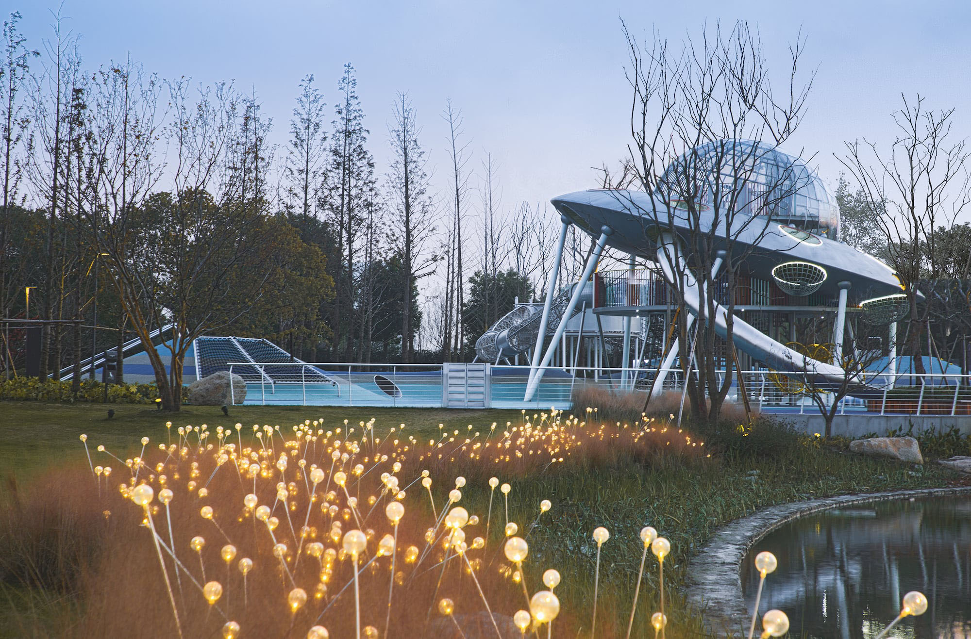 太空舱组合滑梯