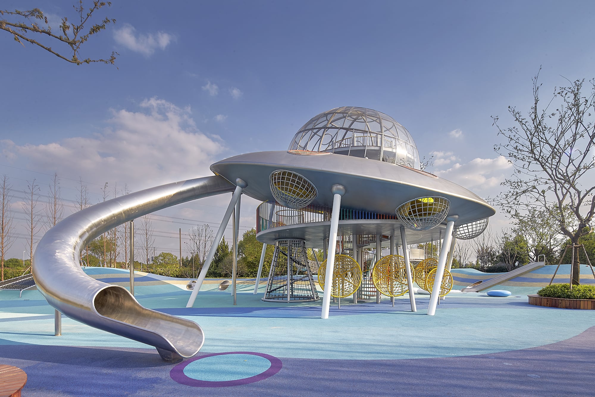 太空舱组合滑梯