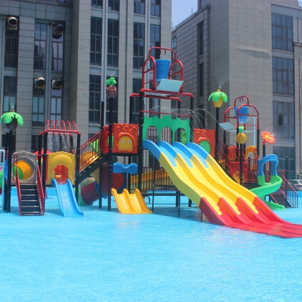 水上乐园组合滑梯 (2)