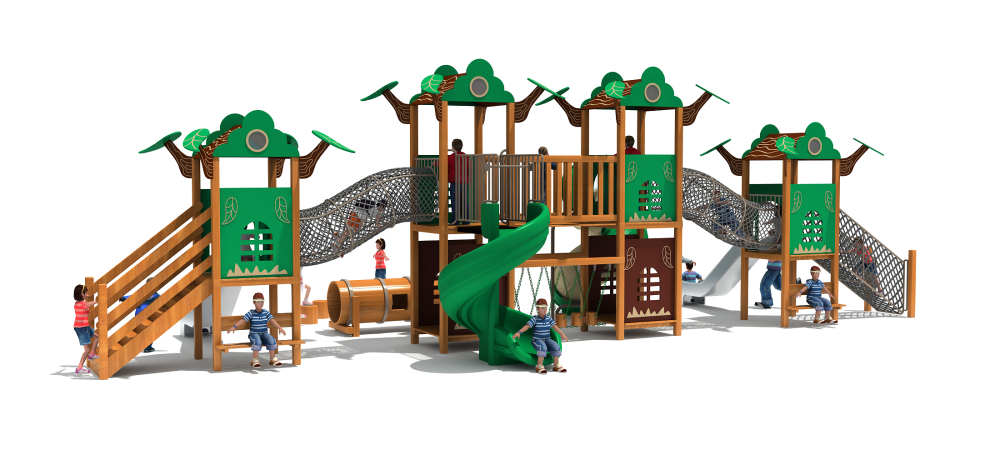 PE板组合滑梯 (7)