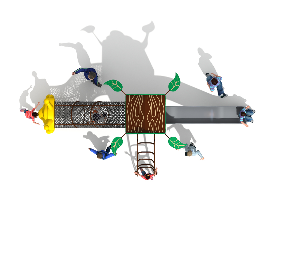 PE板组合滑梯 (73)