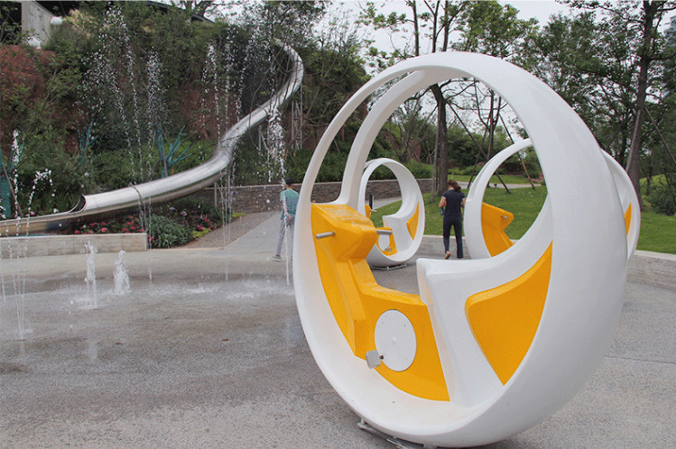 公园脚踏喷水车 (6)